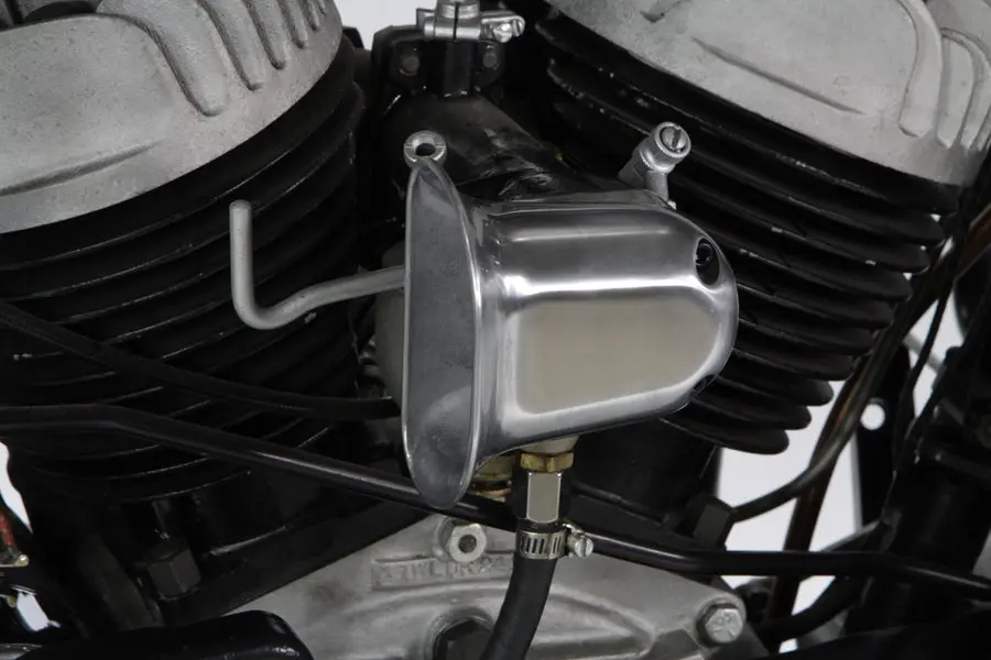 Linkert Carburetor Air Scoop Polished - V-Twin Mfg. 1