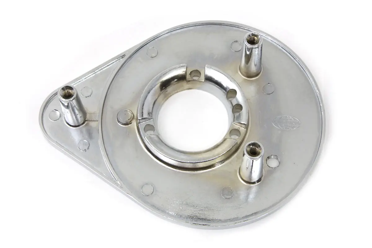 Chrome Alloy Air Cleaner Backing Plate - V-Twin Mfg. 1