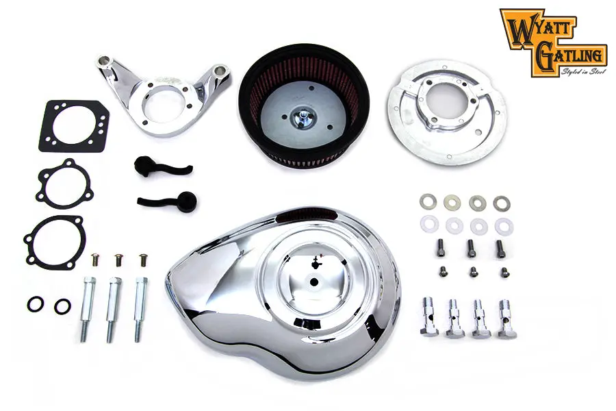 8 Inch Teardrop  Air Cleaner Assembly - V-Twin Mfg. 1