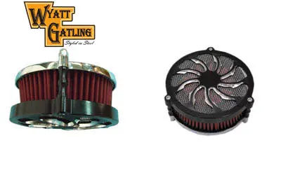 Wyatt Gatling Efi Air Cleaner Assembly Black - V-Twin Mfg. 1