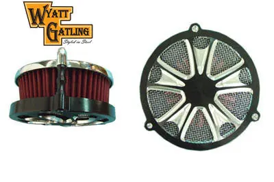 Wyatt Gatling Efi Air Cleaner Assembly Black - V-Twin Mfg. 1