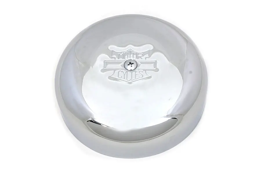 7 Inch Round Air Cleaner Chrome - V-Twin Mfg. 1