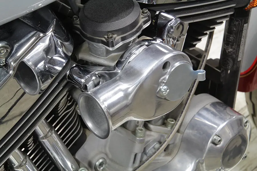 Tourist Trophy Cv Carburetor Air Snoot Kit Polished - V-Twin Mfg. 1