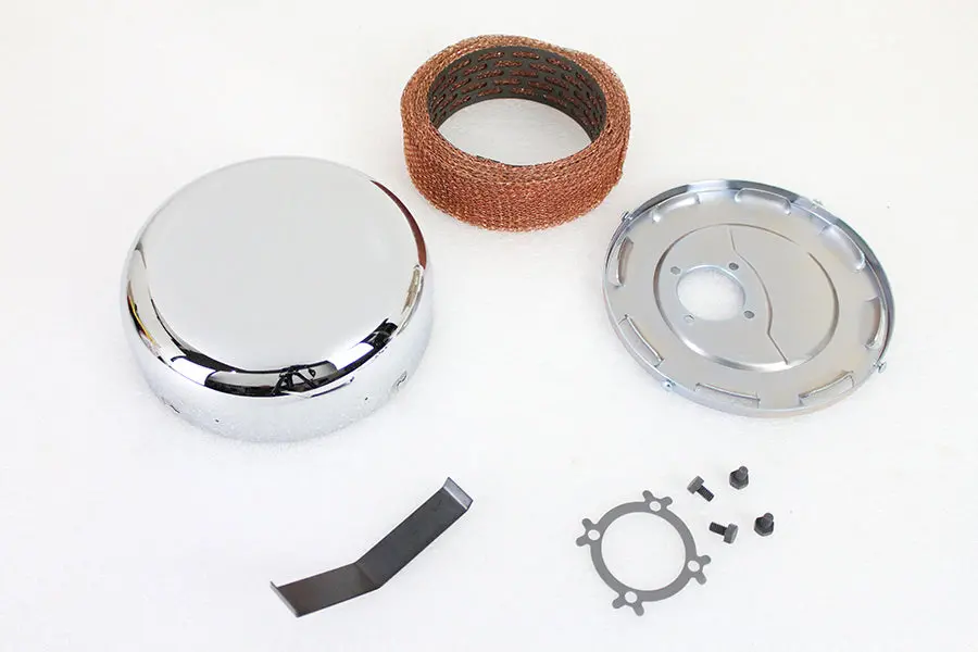 Chrome Linkert J-Slot Air Cleaner Assembly - V-Twin Mfg. 1