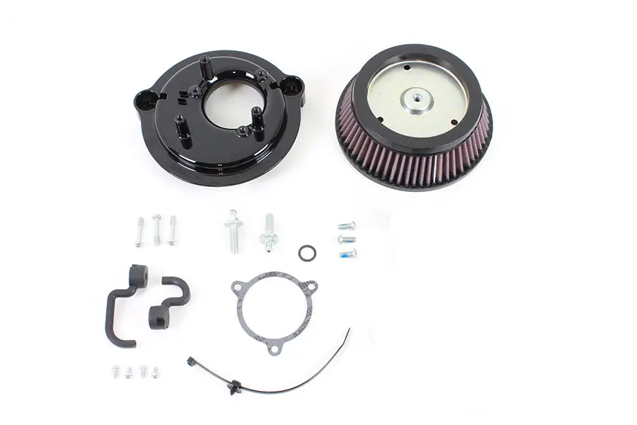 Performance Round High Flow Air Cleaner Kit - V-Twin Mfg. 1