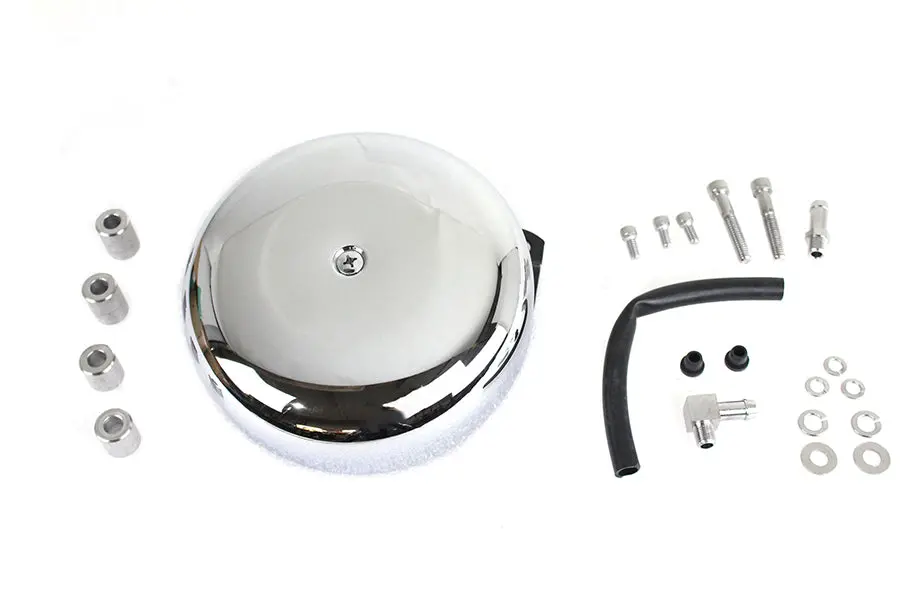 Round Air Cleaner Smooth - V-Twin Mfg. 1