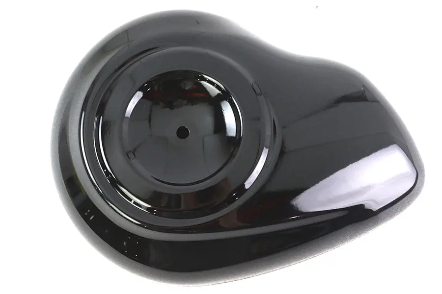 8 Inch Teardrop Air Cleaner Cover Black - V-Twin Mfg. 1