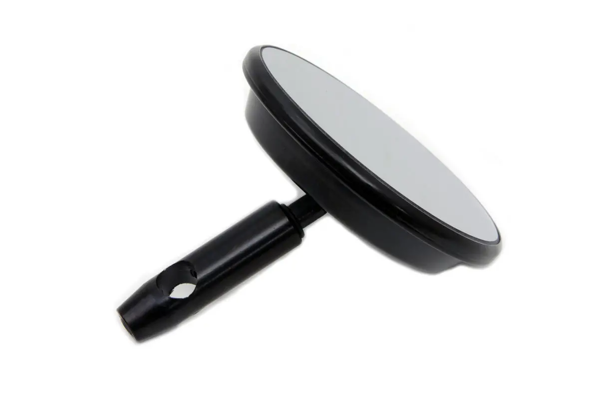 3 Inch Black Face Mirror - V-Twin Mfg. 1