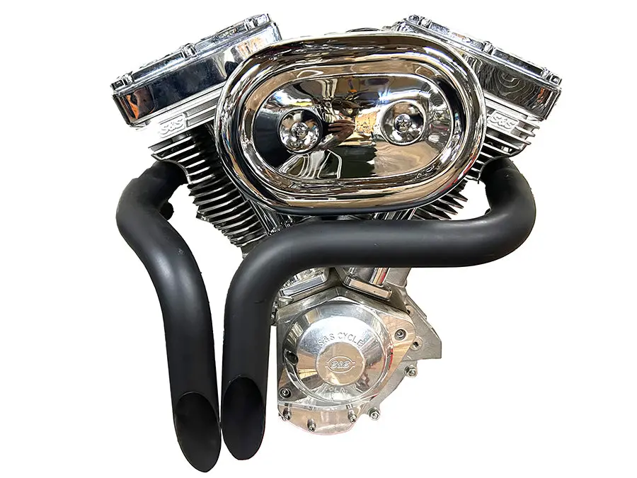 Oval Air Cleaner Assembly Chrome - V-Twin Mfg. 1