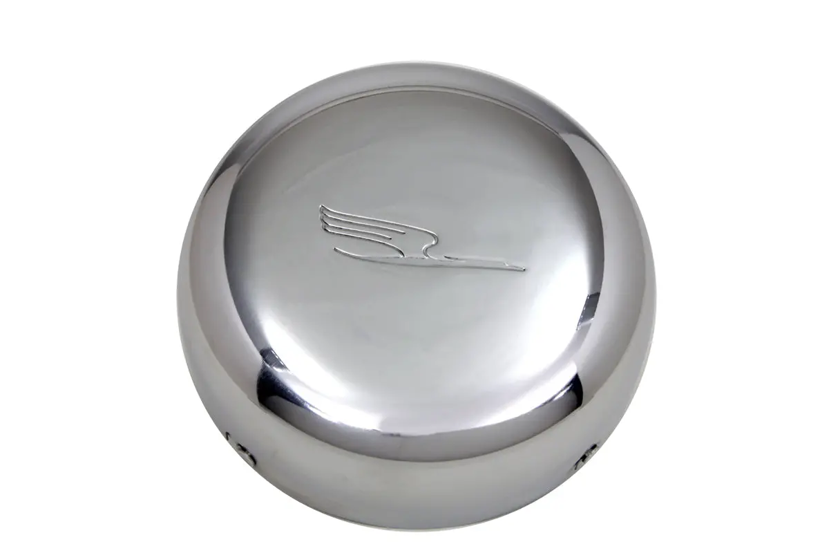7 Inch Linkert Bird J-Slot Style Air Cleaner Assembly Chrome - V-Twin Mfg. 1