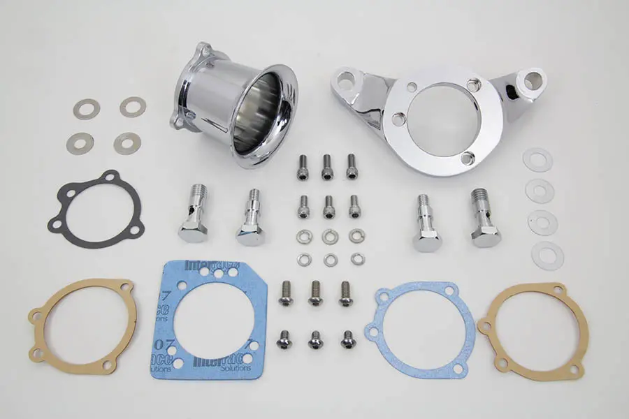 Chrome Wyatt Gatling Velocity Stack Assembly - V-Twin Mfg. 1