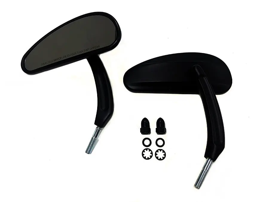 Buckshot Mirror Set Black - V-Twin Mfg. 1