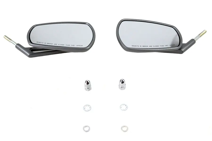Oe Graphite Mirror Set - V-Twin Mfg. 1