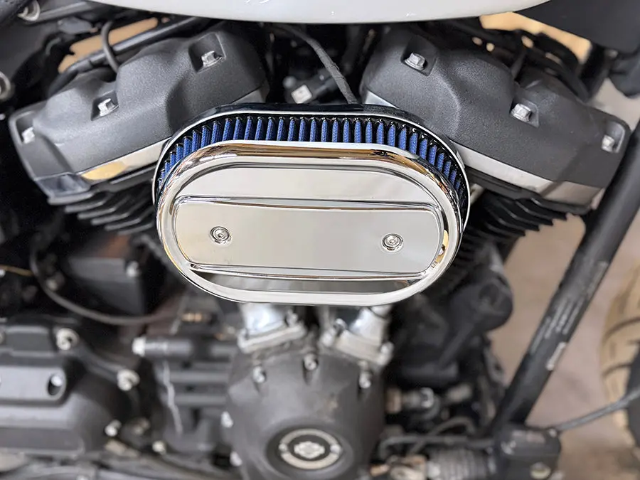 M8 Oval Air Cleaner Cover Chrome - V-Twin Mfg. 1