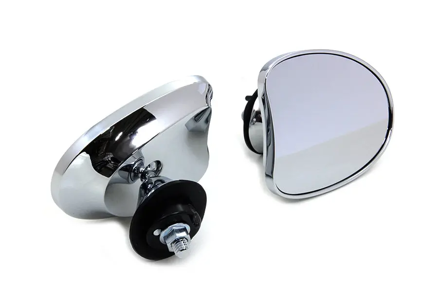 Mini Fairing Mirror Set Chrome - V-Twin Mfg. 1