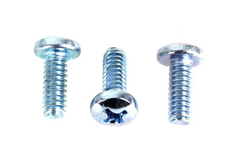 Panhead Phillips Screw Set Zinc Plated - V-Twin Mfg. 1