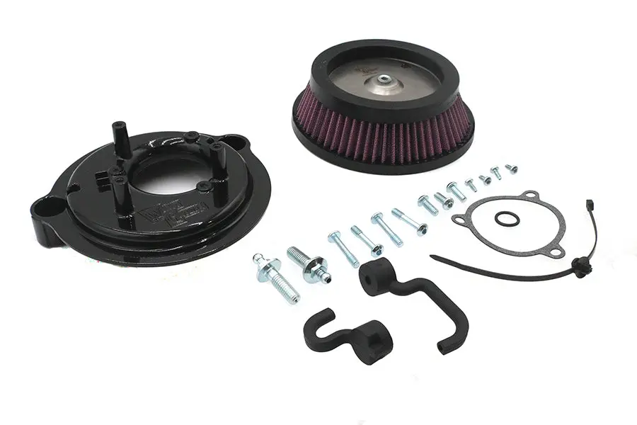 Performance Round High Flow Air Cleaner Kit - V-Twin Mfg. 1