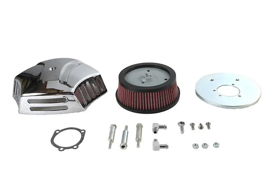 V-Force Air Cleaner Kit Chrome Billet - V-Twin Mfg. 1