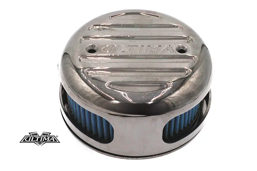 Ultima Free Flow Milled Air Cleaner Kit Polished - V-Twin Mfg. 1