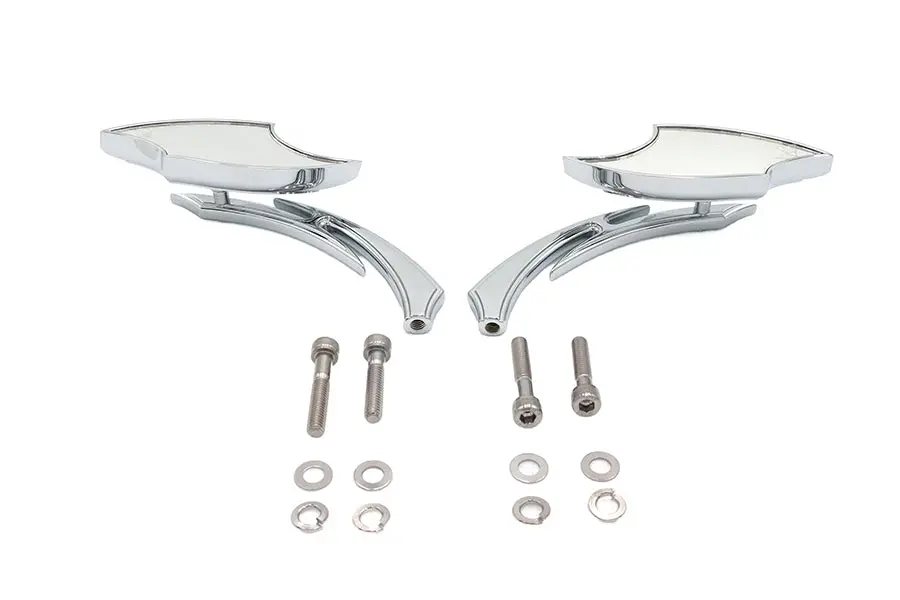 Lucifer Mirror Set With Sickle Stem - V-Twin Mfg. 1