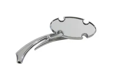 Kaiser Mirror With Billet Sickle Stem - V-Twin Mfg. 1