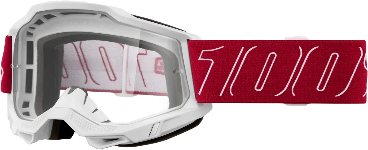 Accuri 2 Goggle Redline Clear Lens 1