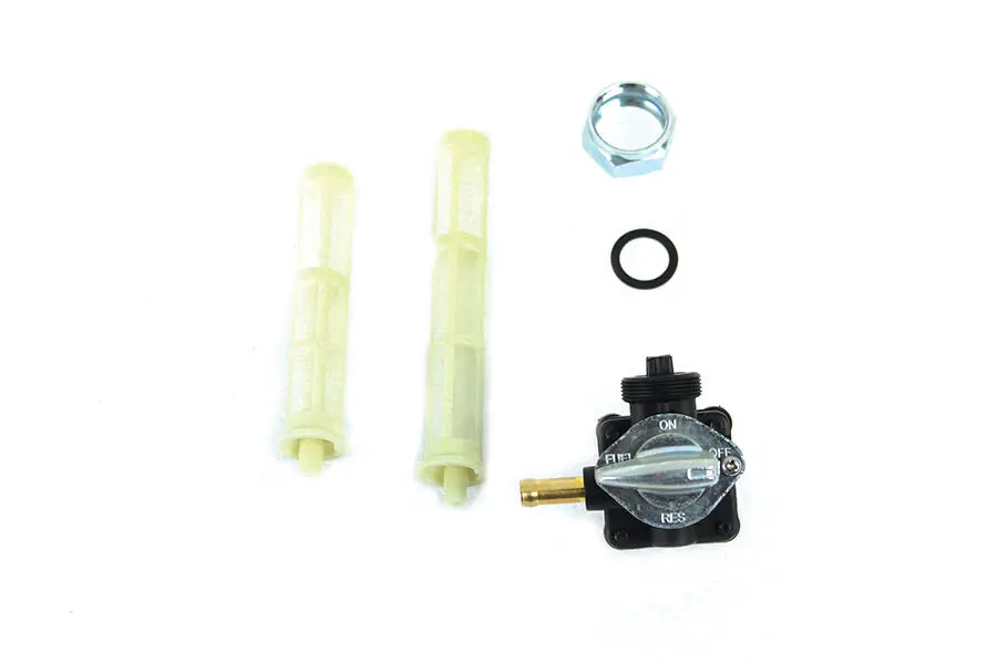 Vacuum Petcock Fuel Valve Black - V-Twin Mfg. 1