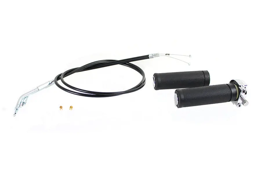 Twist Grip Kit With Cables - V-Twin Mfg. 1
