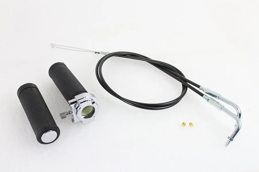 Twist Grip Kit With Cables - V-Twin Mfg. 1