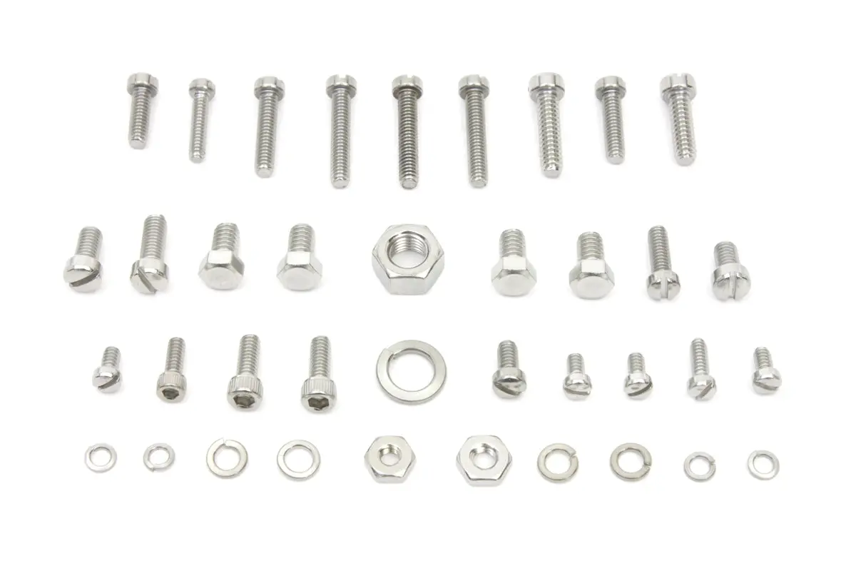 Linkert Carburetor Screw Kit Zicad Plated - V-Twin Mfg. 1