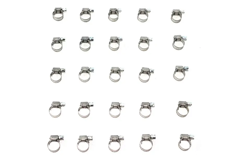 Stainless Steel Fuel Line Hose Clamp - V-Twin Mfg. 1