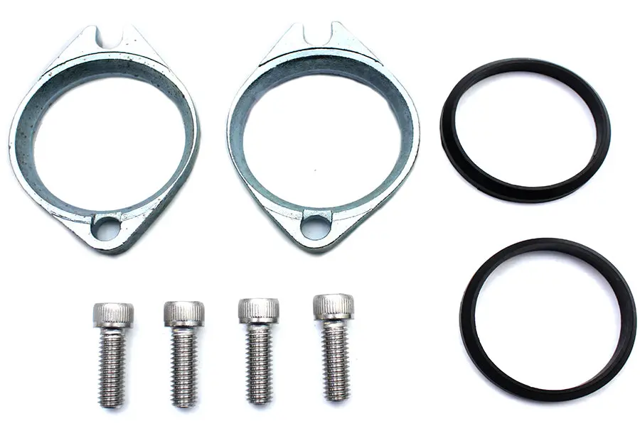 Intake Manifold Flange Kit Natural Finish - V-Twin Mfg. 1