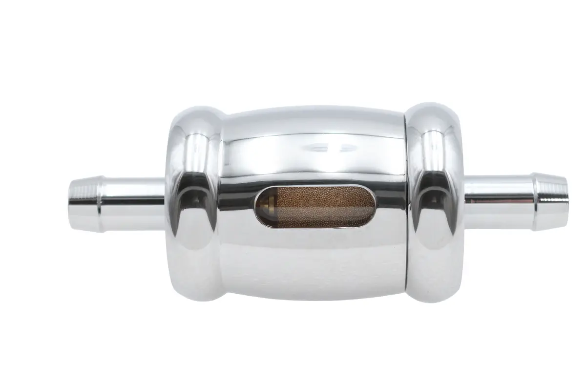 Billet Fuel Filter Chrome - V-Twin Mfg. 1