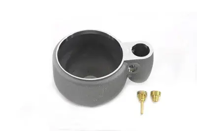 Linkert Carburetor Float Bowl With Alloy Finish - V-Twin Mfg. 1