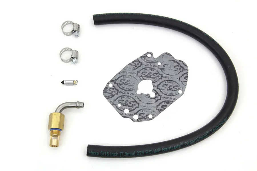 Retrofit Fuel Line Kit Black For S&S Inche Inch And Oko Car - V-Twin Mfg. 1