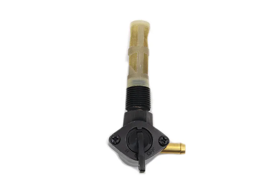 Petcock Right Outlet Black - V-Twin Mfg. 1