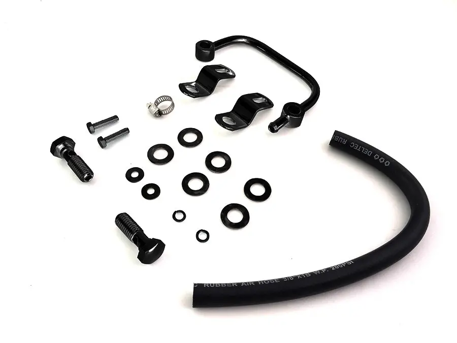 Air Cleaner Breather Kit Black - V-Twin Mfg. 1