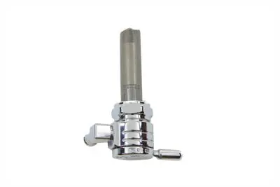 Chrome Sifton Ball Petcock With Backward Outlet And Nut - V-Twin Mfg. 1