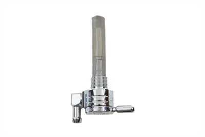 Chrome Sifton Ball Petcock With Downward Outlet - V-Twin Mfg. 1