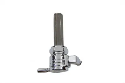 Chrome Sifton Ball Petcock With Forward Outlet And Nut - V-Twin Mfg. 1