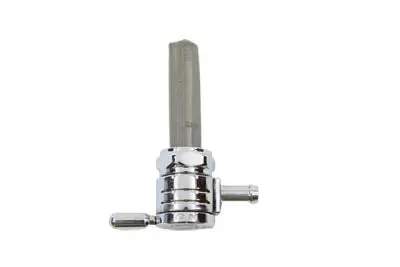 Chrome Sifton Ball Petcock With Straight Outlet And Nut - V-Twin Mfg. 1