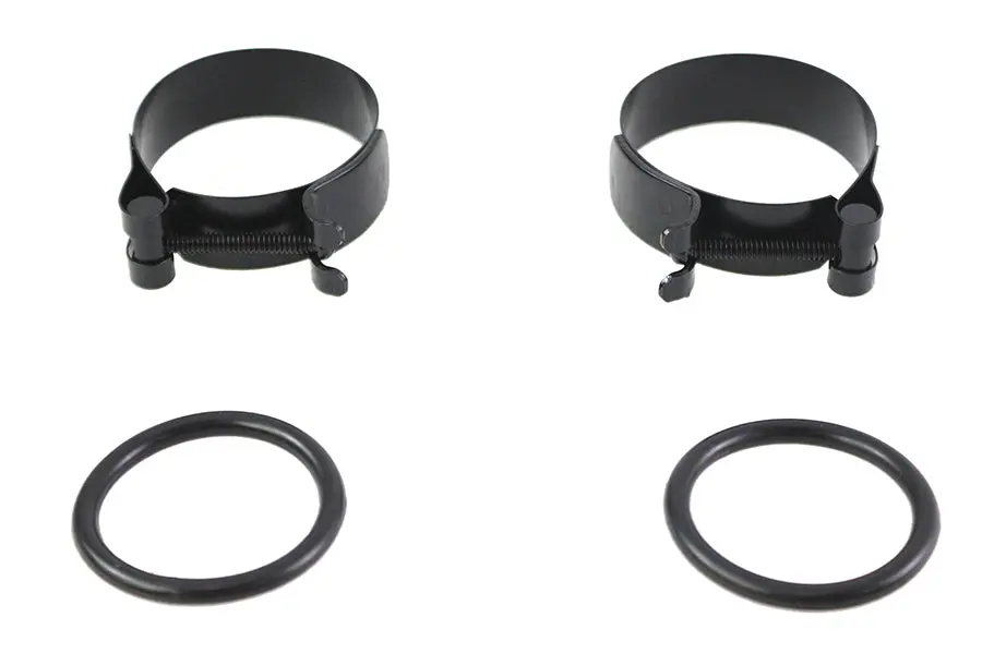 Black Intake Manifold Clamp Set - V-Twin Mfg. 1