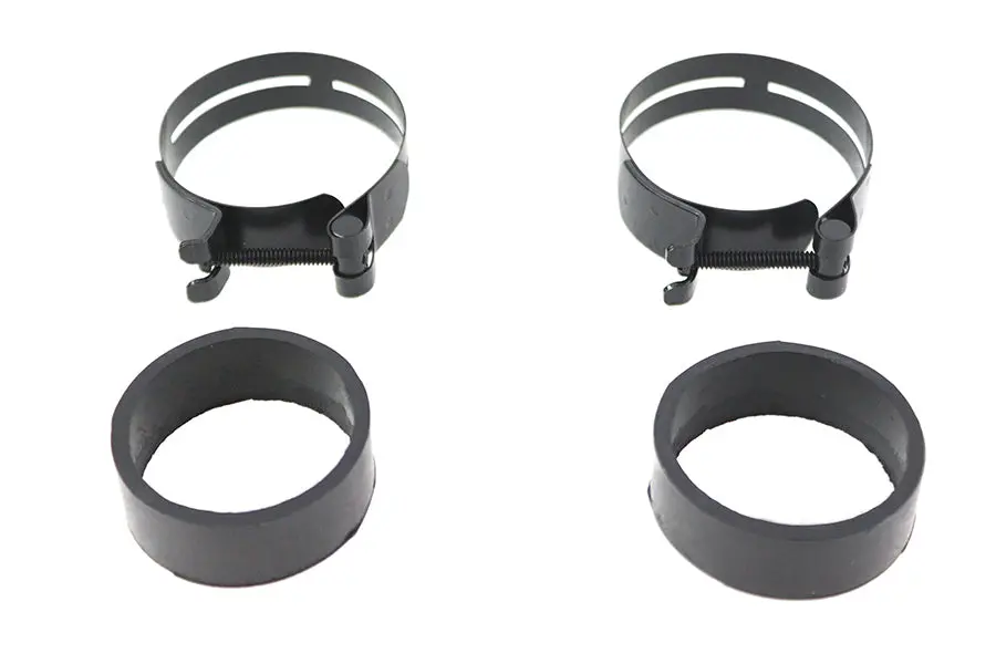 Black Intake Manifold Clamp Set - V-Twin Mfg. 1