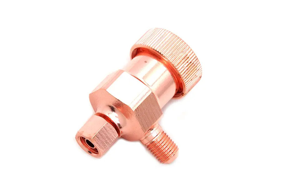Copper Fuel Strainer Without Screen - V-Twin Mfg. 1