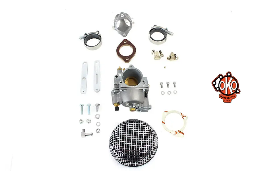 47Mm Oko Shorty Carburetor Kit Alloy - V-Twin Mfg. 1