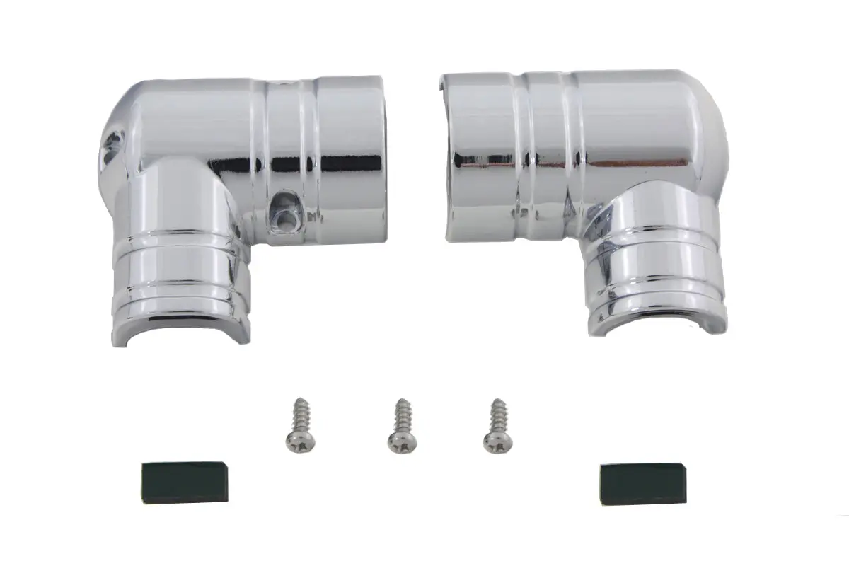 Chrome Fuel Tank Fitting Cover - V-Twin Mfg. 1
