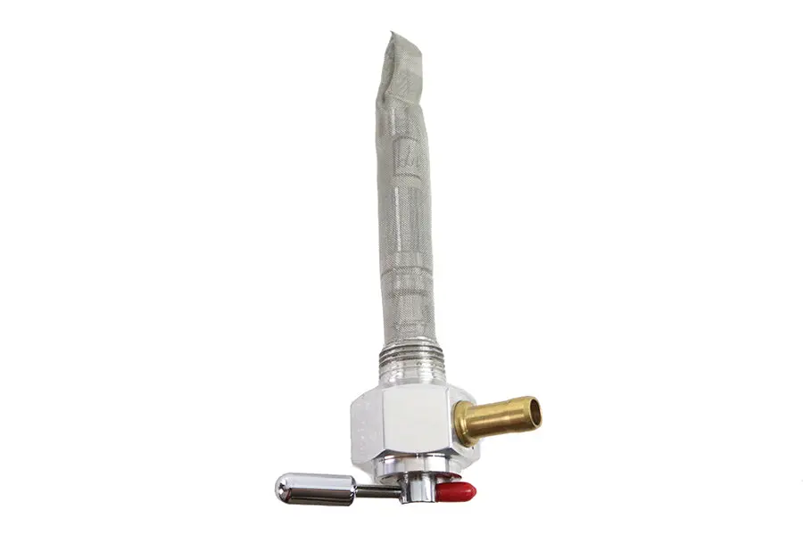 Oko 3/8 Inch Npt Hex Petcock Polished - V-Twin Mfg. 1