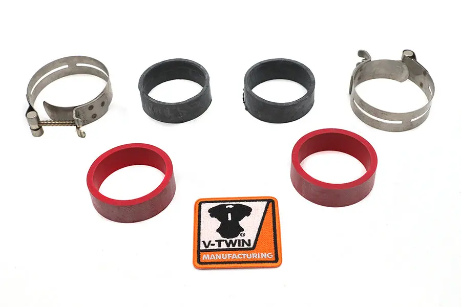 Stainless Steel Intake Manifold Clamp Kit - V-Twin Mfg. 1