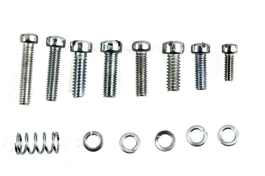 Linkert Throttle Lever Replacement Screw And Spring Kit Zinc - V-Twin Mfg. 1