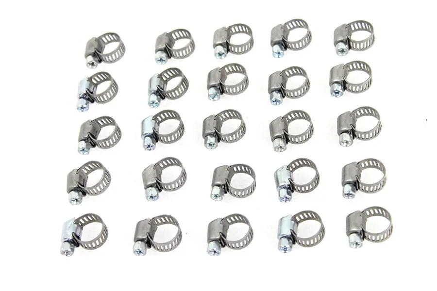 Stainless Steel Worm Clamp With Phillips Screw - V-Twin Mfg. 1